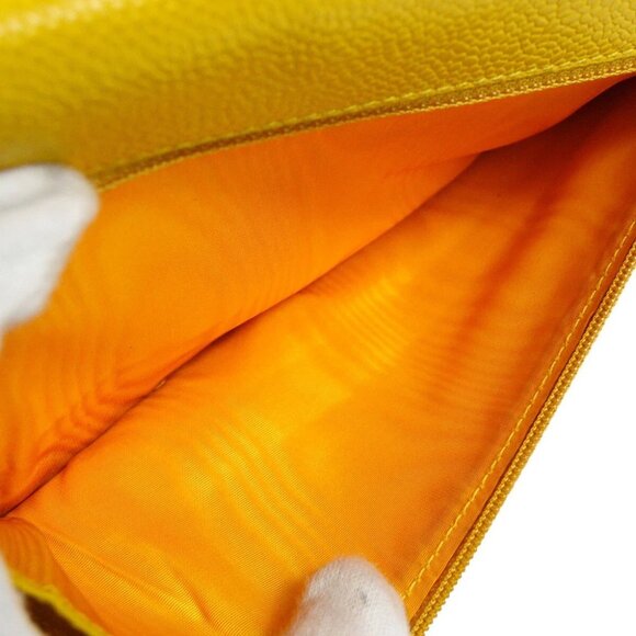 Chanel Yellow Calfskin Timeless WOC Wallet On Chain 48646 - Picture 9 of 11